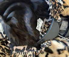 Leopard fur coat