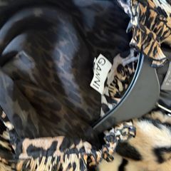Leopard fur coat