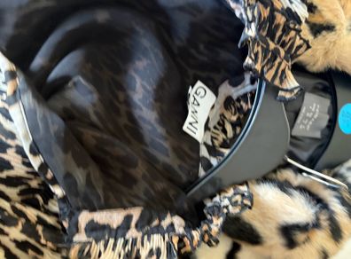 Leopard fur coat
