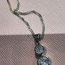 Sterling silver triple drop earrings and pendant necklace set  New Image 4