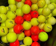 50 Coloured Golf Balls
