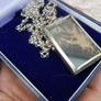 Vintage Sterling Silver 925 Flower Necklace (length 27" - 23,6g) Image 4