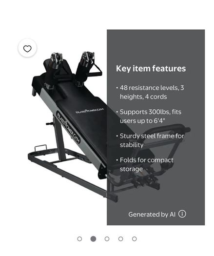 Power pilates home machine