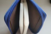 New Blue Genuine Leather Credit Card Holder ID Business Card Case Purse Wallet for Men &amp; Women 26 slots