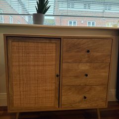TV Table and Cabinet Set