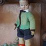 Antique Italian Lenci Felt Schoolboy Doll - Series 300, c.1930 Image 2