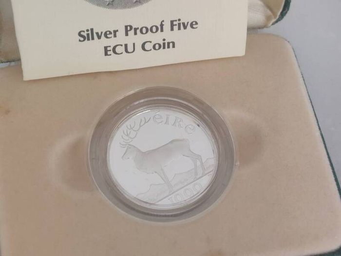 ireland silver proof 1990