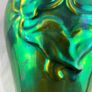 Vintage glass/Rare Zsolnay pecs iridescent vase Image 6