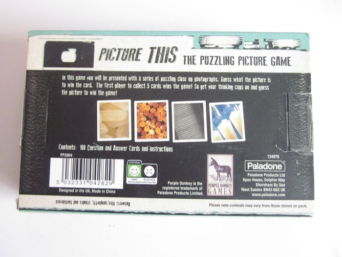 New Picture This Puzzling Picture Family Card Game