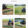 8FT Tow Behind Drag Harrow For ATV UTV Tractor and Lawn Leveling with Adjustable Bars and 72in Chain Image 6