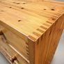 Swedish Vintage Solid Pine Chest of Drawers Image 2