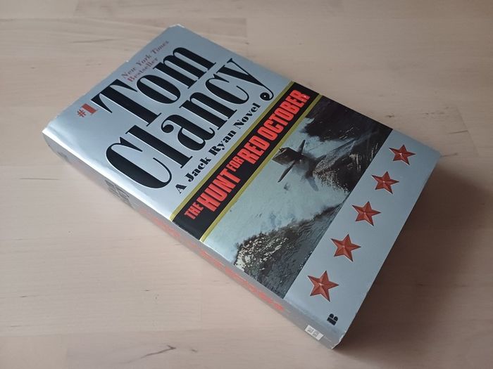 The Hunt for Red October by Tom Clancy (Jack Ryan Cold War Thriller American Edition Paperback 1985)