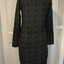 dress Bnwt black classic knee length dress size 12 street one brand long sleeve Image 5
