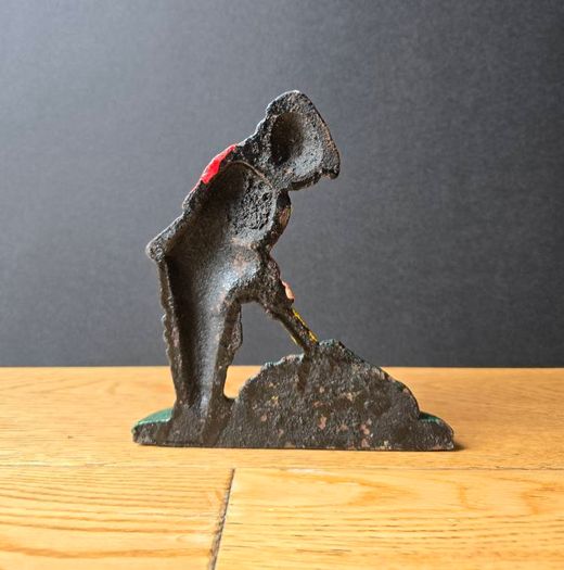 Vintage Cast Metal Golf Figures  Heavy Collectors Pieces  Dunlop  Silver King