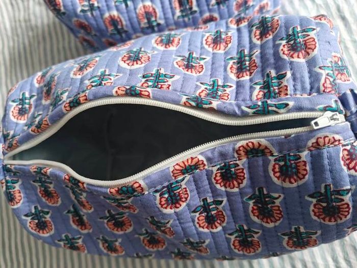 Cotton Printed makeup bag (set of 3)