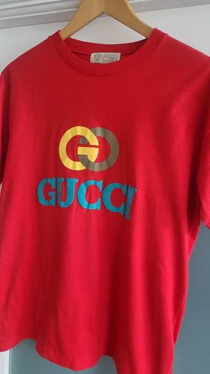 Vintage original GUCCI tee shirt Sz M (Fit 10-12 UK)