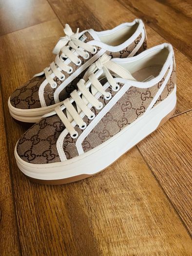 GG platformed sneakers