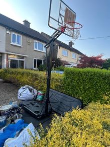 adjustable basketball hoop