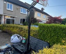 adjustable basketball hoop