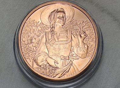 Andorra 10 Euro Copper (.999) Uncirculated Coin 2025 - Linen - Traditional and Trendy