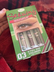 The balm liquid liner trio set brand new full size eyeliner