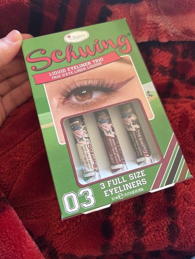 The balm liquid liner trio set brand new full size eyeliner