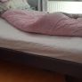 Double bed wooden frame Image 3