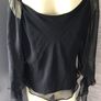Black Chiffon Top Image 3