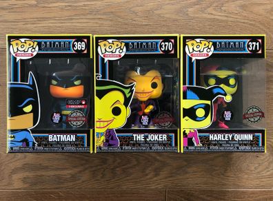 Funko Batman The Animated Series Blacklight Bundle (3 Pops!)
