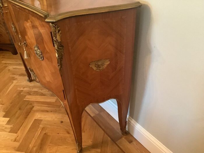 Antique French Louis XV  Bronze Mounted Sideboard