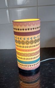 Lovely small pink table lamp