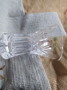 Vintage Galway crystal bud vase 4 inch high
