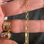 Vintage 9k Gold box necklace Image 5