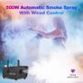 Fog Machine, 500W Smoke Machine with Wireless Remote Control & Automatic Spray Function, Mini Fog Smoke Machine for Halloween Christmas Party Wedding DJ Performance Stage Show (No Light) Image 8