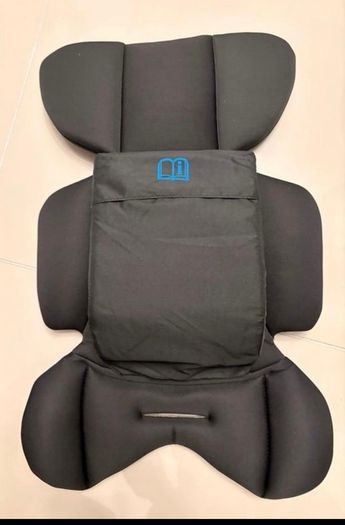 Joie stages car seat suitable from birth to 4 years.Infint incert included . Chair secured by car seatbelt