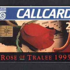 1995 Ireland 20 unit Rose of Tralee '95 (Gemplus GEM1) Call Card Used. Telecom Eireann card number 1095.