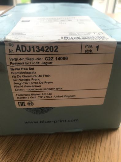 Brake Pads for Jaguar XF