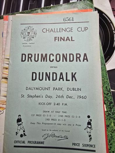 league of ireland old programmes