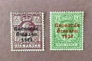 Ireland 1923 3 Line Saorstat Overprint