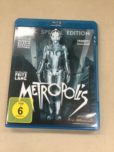 metropolis 3 blu ray disc edition german audio only rare noir fritz lang classic