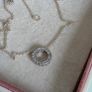 Pandora logo pave circle necklace size ajustable Image 3