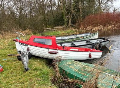 15ft Boat Trailer Engine O Sullivan
