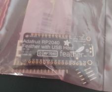 Adafruit rp2040 Feather with USB Host.