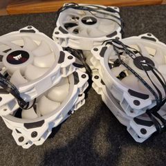 7 Corsair LL120 RGB 120mm Dual Light Loop PWM RGB Fans