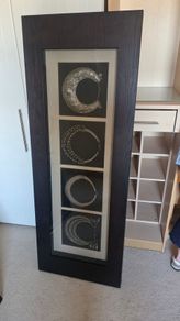 Large Framed Tribal Jewelry Wall Art