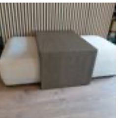 Diamond furniture footstool