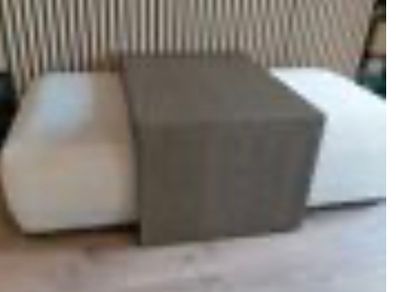 Diamond furniture footstool