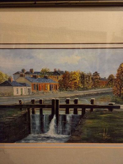Brendan Hayes "The Grand Canal at Ranelagh" signed Lithograph