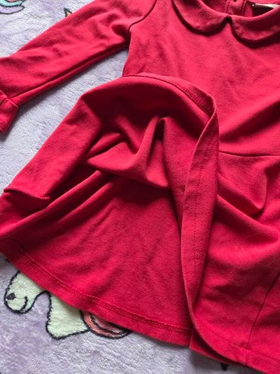 12-18m, Next Flowy Flare Red Dress