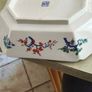 Japanese Antique Octagonal Dish, Amari Fukagawa, Stamped, Excellent Condition . Image 6
